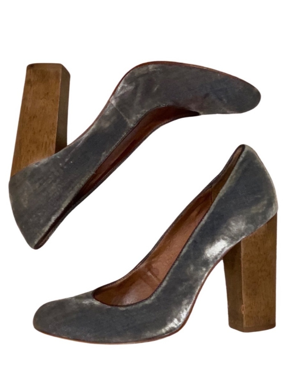 JUICY COUTURE Rosa Velvet Heels  + Box - Picture 9 of 16